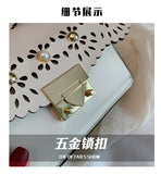 L-package Women Quilted Flower Genuine Leather Shoulder Bag Girls Side Purse and Shoulder Handbags Designer Clutch with Chain