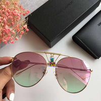 S-sunglasses Retro Classic Aviator Polarized Sunglasses Mens Womens Metal Pilot Sunglasses for YSL al193t