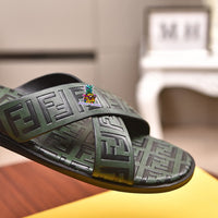 S-shoe Fendi Woman Summer Simple Home Indoor Men and Women's Slippers Cross with Lovers Bathroom Sandals EVA Antiskid Slippers Shoes Sandals Beach Flats Shoes Sandal Non-slip Flat Sandals