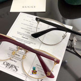 S-sunglasses GUCCI 0249 NEW Mens Grey Matte Black Rubber Eye Glasses Frame