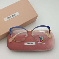 S-sunglasses MIU MIU Cateye Metal Women Eyeglasses Protection & Designer Style for 54P