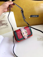 M-Handbag B.U.R.B..E.R.R.Y The Buckle 22-14cm Chain Purse Snakeskin Crossbody Bags Snake Purse Handbags Leather Wallet