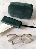 S-sunglasses GUCCI NEW Mens Grey Matte Black Rubber Eye Glasses Frame FOR GG0249