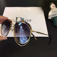 S-sunglasses Dior Flat Top Oversized Sunglasses Women Men Fashion Designer for stellairerrr