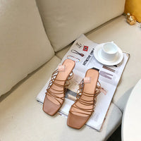 S-shoe R.E.J.I.N.A P.Y.O Polished Crisscrossed High Heel Sandal Open Toe Ankle-Strap Dress Platform Sandal