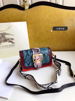 M-Handbag B.U.R.B..E.R.R.Y The Buckle 22-14cm Chain Purse Snakeskin Crossbody Bags Snake Purse Handbags Leather Wallet