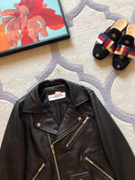 D-clothing Dior Riders Clothes Black/Red Leather Jacket Locomotive Suit