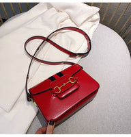 L-package 22-17-8cm Women's Leather Wristlet Mini Crossbody Bag Small Shoulder Bag Clutch Purse with Card Slots
