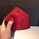 A-accessories Hermès Mens Horses Ties Self Tie Equestrian Ridding Jacquard Necktie & Pocket Square Set