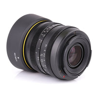 E-Electronic Kamlan lens 50mm F1.1 APS-C Large Aperture Manual Focus Lens Standard Fixed Focus APS-C Frame Mirrorless Lens Cameras lentille Camera Lens For Canon EOS-M NEX Fuji X M4/3 Cameras