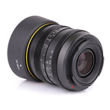 E-Electronic Kamlan lens 50mm F1.1 APS-C Large Aperture Manual Focus Lens Standard Fixed Focus APS-C Frame Mirrorless Lens Cameras lentille Camera Lens For Canon EOS-M NEX Fuji X M4/3 Cameras