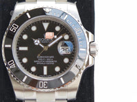 W-watch R.o.l.e.x Submariner Date Oyster 40 mm Oystersteel Mens Watches Automatic Date Stainless Steel Waterproof Mechanical Watch Gents Casual Business