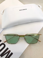 S-sunglasses New GM Rounded Metal Frame Unisex Stylish Square Eyeglasses Glasses Clear Lens Women Men Eyewear FOR KARMA
