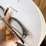 S-sunglasses 2021 Gentle Anti Radiation Glasses For Alio With White Round Case Retro Round Glasses Frame Anti Blue Light Eyeglasses Round Oversized Antiradition Replaceable Lens in Full Metal Frame Computer Eyewear for Women and Men