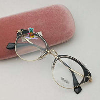 S-sunglasses Noir Cats Eyes Sunglasses Lens Cat Protection & Designer Style for MIU MIU 52P