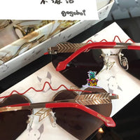S-sunglasses Heart shaped fashion sunglassesMale and female for W.A.N.G.D.E.R.L.A.N.D 2018 sunglasses