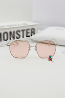 S-sunglasses Gentle Monster WOOGIE Women Retro Metal Frame Mirrored Sunglasses Oversized Cat Eye Glasses eyewear