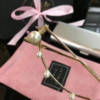 S-sunglasses Fashion Pearl half decorative glasses Non lens frame electronic girl for y.v.m.i.n