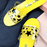 S-shoe MIU MIU Women Men Bath Shower Slippers Shower Sandals Patterned Non Slip Beach Sandal