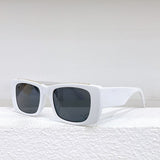 2023 Acetate Rectangle Black Square Sunglasses Man For Women Brand Designer New Irregular Sun Transparent Glasses Woman UV400
