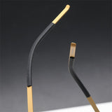 Retro Denmark Titanium No Screw Korea Glasses Frames Optical Ultra-light Business Round Prescription Diopter glasses for men