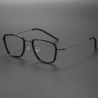 Man Glasses Frames 5506A Denmark Titanium No Screw Korea Glasses Frames Optical Ultra-light Business Eyeglass Frame