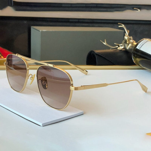 Luxury Sunglasses women's DTS409 Famous Brand Luxury Designer Titanium Rectangular Women Glasses Women's Glasses For The Sun