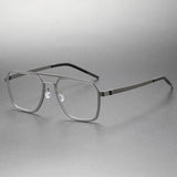 Glasses Frame For Men Denmark Linde 9753 Titanium No Screw Korea Square Glasses Frames Optical Ultra-light Business