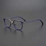 D563 Titanium Acetate Optical Eyeglasses Frame Myopia Glasses For Men and Women artistic Retro Glasses Frame