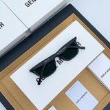 Brand New Gentle Monster Agail 01 Zeiss Lens Black Frame Sunglasses White Suit