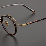 LSMP3 Round eyeglass frame Men Women Frame Glasses  myopia  prescription oval eyeglass frame for men and women's art