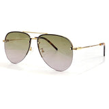 2021 Fashion Women Driving Sunglasses Goggle Summer Style Gradient Brown Sunglasses Vintage Pilot Sun Glasses Punk Oculos De Sol
