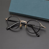 LSMP3 Round eyeglass frame Men Women Frame Glasses  myopia  prescription oval eyeglass frame for men and women's art