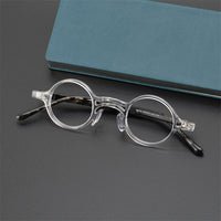F2058 Men Women Retro Frame Glasses Round Acetate  For Men and Women myopia computer prescription glasses  artistic personality