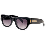Fashion Cat's Eye Sunglasses Female Luxury Gradient Design Ladies Sunglasses Retro Big Frame Classic Sunscreen Sunglasses