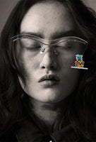 S-sunglasses Rounded corner Frameless Flying mirror Glasses for p.e.r.c.y L.a.u+FFlXXEDSTUDlOSXX