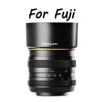 E-Electronic Kamlan lens 50mm F1.1 APS-C Large Aperture Manual Focus Lens Standard Fixed Focus APS-C Frame Mirrorless Lens Cameras lentille Camera Lens For Canon EOS-M NEX Fuji X M4/3 Cameras