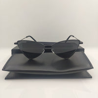 Sale Alloy Triangle Black Sunglasses Square PROTECT For Women Party Girl Brand Designer Female Fashion For Sun Glasses UV400