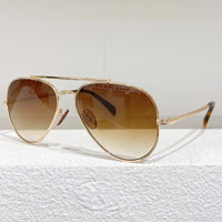 British Style Oval Pilot Luxury Men Sunglasses Gentlemen Classical Top Quality Pure Titanium Eyeglasses Original Glasses