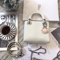 H-bag LADY Dior LAMBSKIN TOTE MINI BAG 17cm