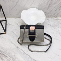 H-bag P.r.a.d.a Cahier leather bag  NO.1BH018 SIZE:18×12×4cm