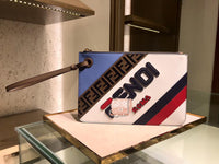 H-bag Fendi SMALL TRIPLETTE CLUTCH Multicolor leather clutch