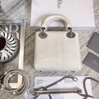 H-bag LADY Dior LAMBSKIN TOTE MINI BAG 17cm