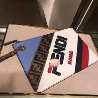 H-bag Fendi SMALL TRIPLETTE CLUTCH Multicolor leather clutch