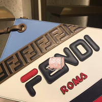 H-bag Fendi SMALL TRIPLETTE CLUTCH Multicolor leather clutch