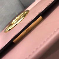 H-bag Fendi KAN I F Black leather bag