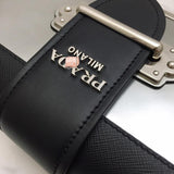 H-bag P.r.a.d.a Cahier leather bag  NO.1BH018 SIZE:18×12×4cm