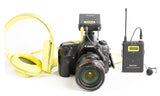 E-Electronic Saramonic UwMic9 Kit12 Wireless lavalier Microphone System,Saramonic UHF 16 Channel Omnidirectional lap mic for DSLR Camera Camcorder Interviews