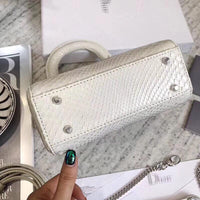 H-bag LADY Dior LAMBSKIN TOTE MINI BAG 17cm