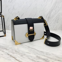 H-bag Prada Cahier Large leather bag NO.1BD178 SIZE:24×17×7cm